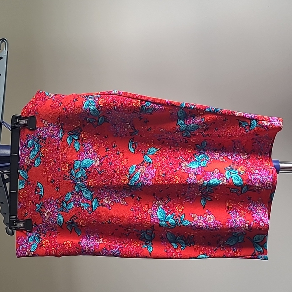 Floral pencil skirt